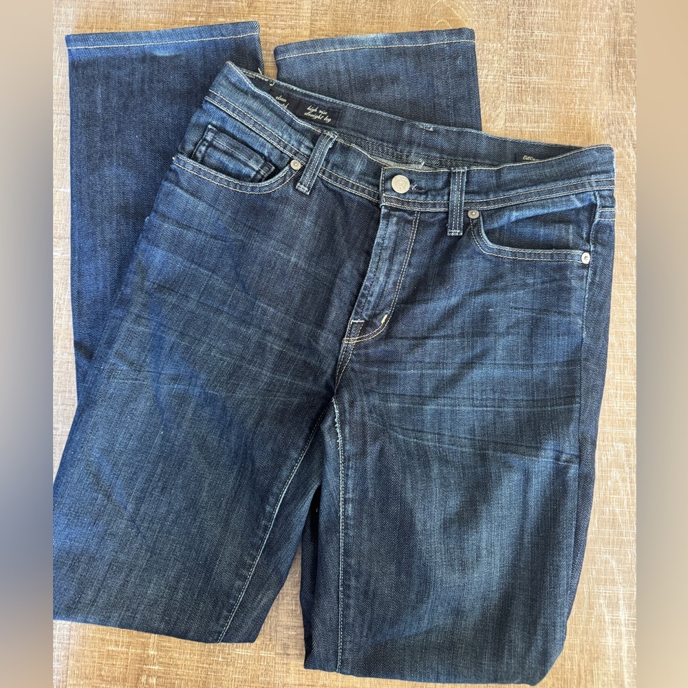 Citizens of Humanity Dark Wash Straight Leg Jeans Size 28| Premium D